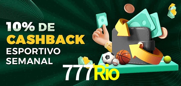 10% de bônus de cashback na 777Rio